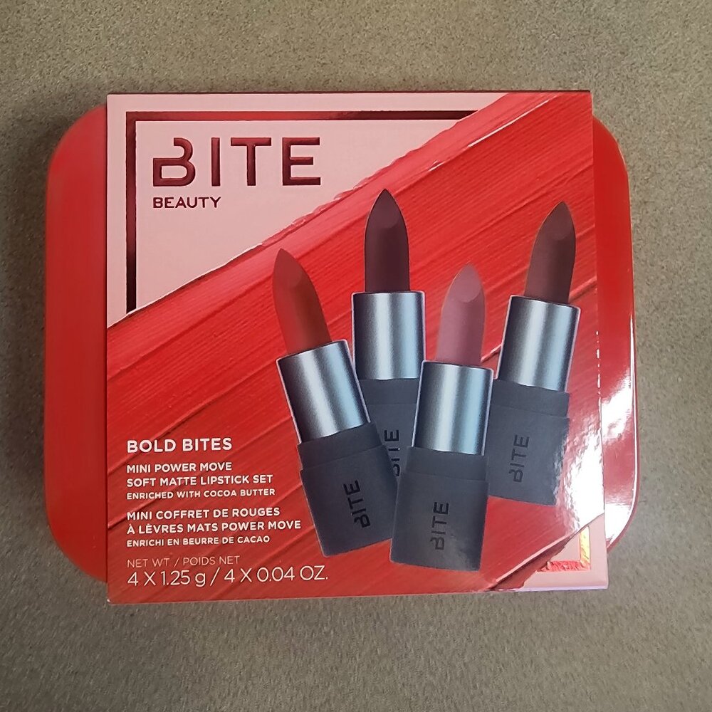NWT Bite Beauty 4 pack Lipstick